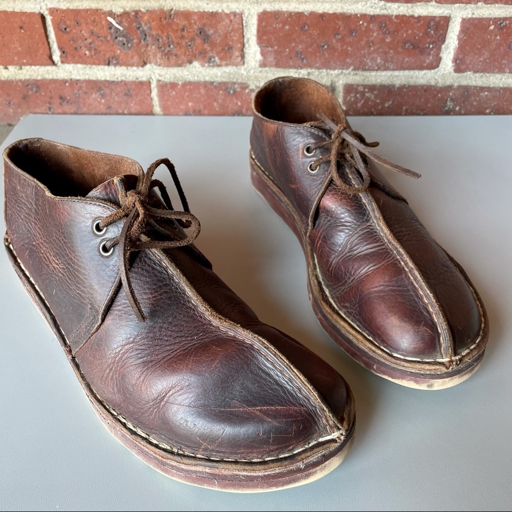 Clarks Original Trek Chukka Boots Dark Brown Sz 11 or 11 1/2